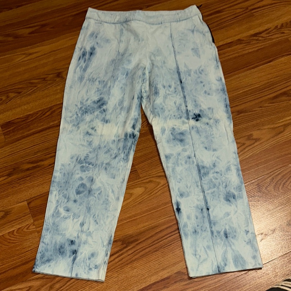 Victor Alfaro 100% cotton Blue Tie-Dye Pants